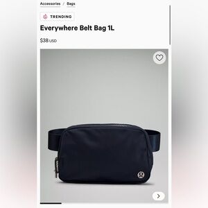 lululemon athletica  Womans Belt Bag